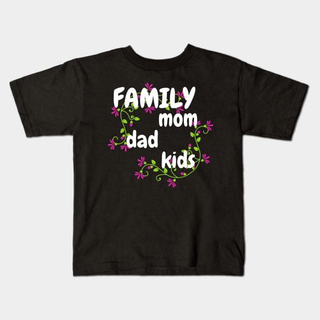 family reunion ideas Kids T-Shirt by sirazgar